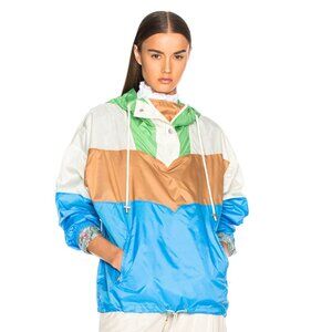 Isabel Marant Etoile Cyriel Colorblock Raincoat Anorak Windbreaker